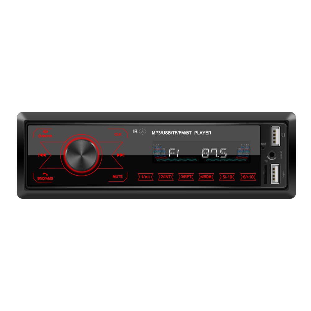 Car-styling M10 Car Bluetooth-compatible MP3 Player In Dash AUX-in Radio Receiver Head Unit LCD Display Car Accessories Interior