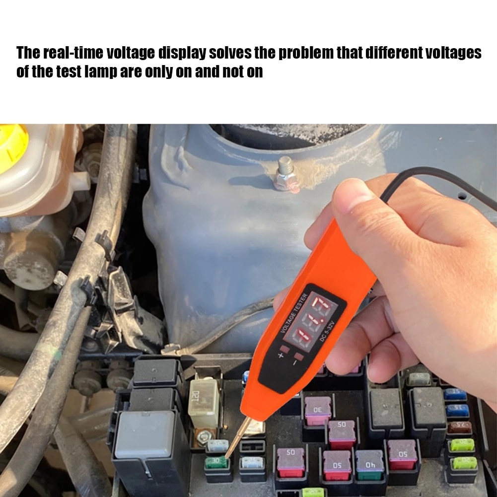Auto electrician probe machine car tools 5V/24V/32V Car Electrical Circuit Test Pen dca voltage detector AC Voltage indicator